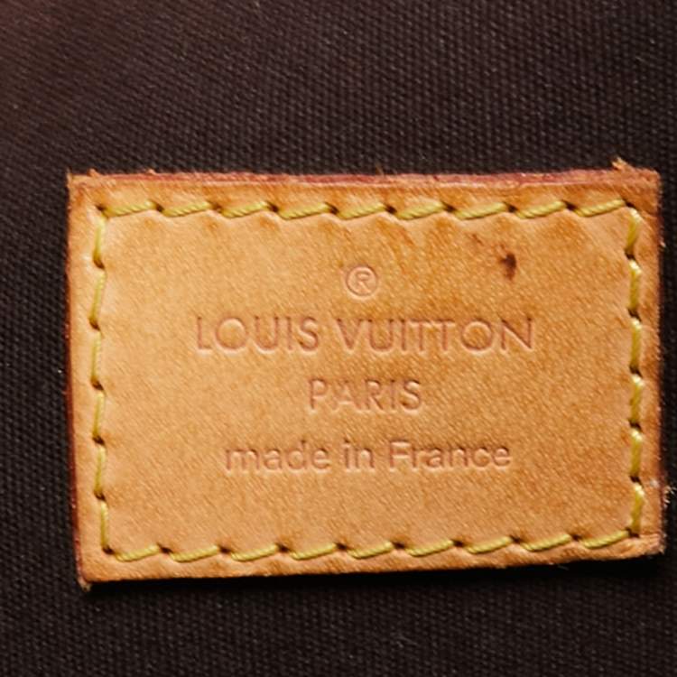 Pre Owned Louis Vuitton Amarante Monogram Vernis Alma GM Bag