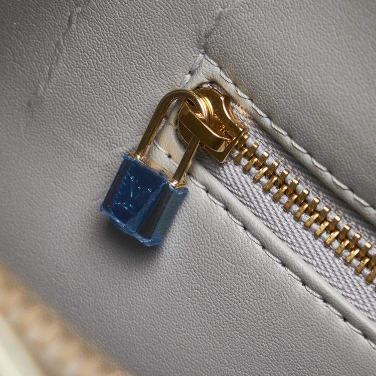 Pre Owned Louis Vuitton Silver/Brown Vernis Houston