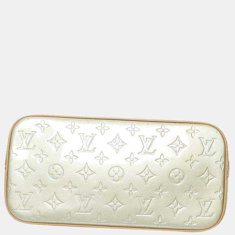 Pre Owned Louis Vuitton Silver/Brown Vernis Houston