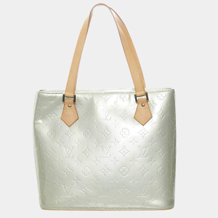 Pre Owned Louis Vuitton Silver/Brown Vernis Houston