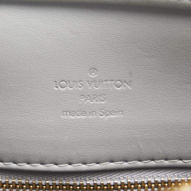 Pre Owned Louis Vuitton Silver/Brown Vernis Houston