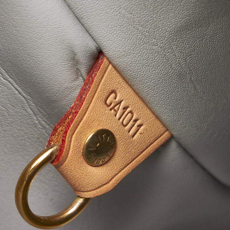 Pre Owned Louis Vuitton Silver/Brown Vernis Houston