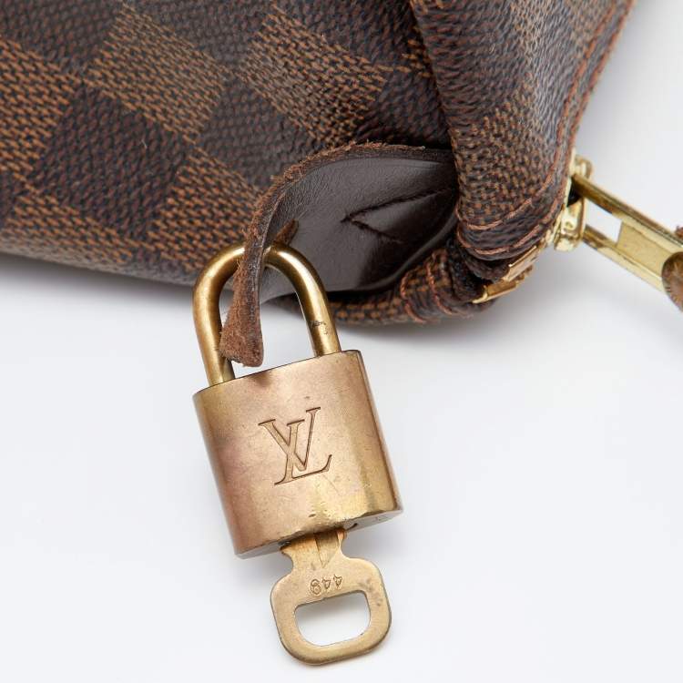 Pre Owned Louis Vuitton Damier Ebene Canvas Speedy 35 Bag