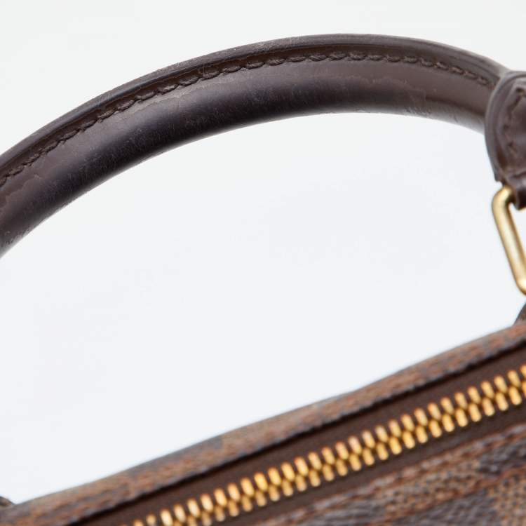 Pre Owned Louis Vuitton Damier Ebene Canvas Speedy 35 Bag