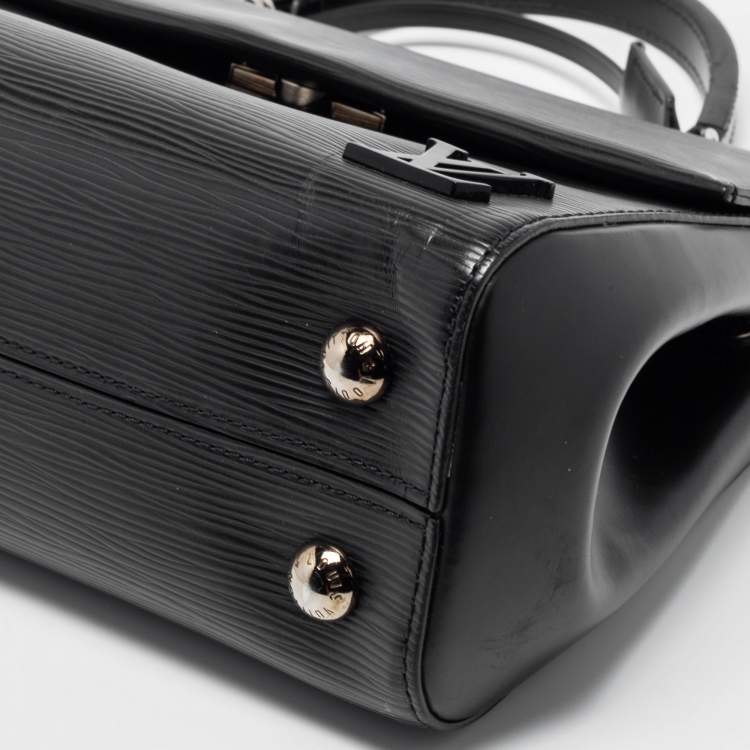 Pre Owned Louis Vuitton Black Epi Leather Cluny BB Bag