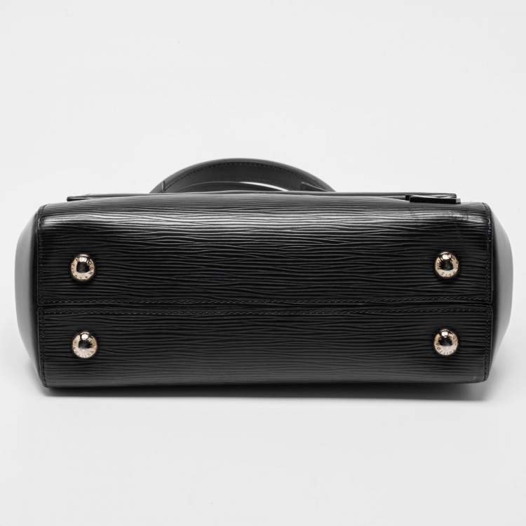 Pre Owned Louis Vuitton Black Epi Leather Cluny BB Bag