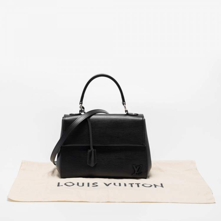 Pre Owned Louis Vuitton Black Epi Leather Cluny BB Bag