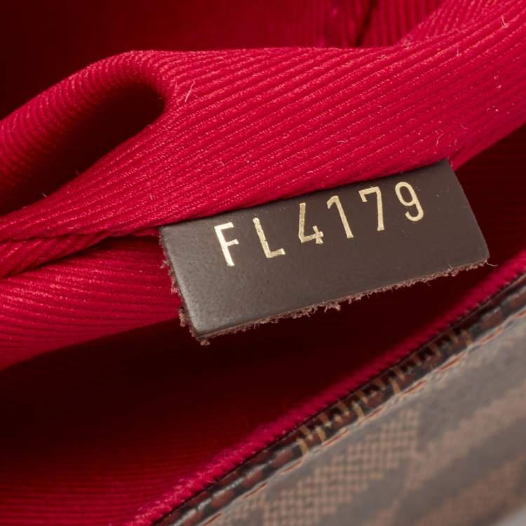 Pre Owned Louis Vuitton Damier Ebene Canvas Croisette Bag