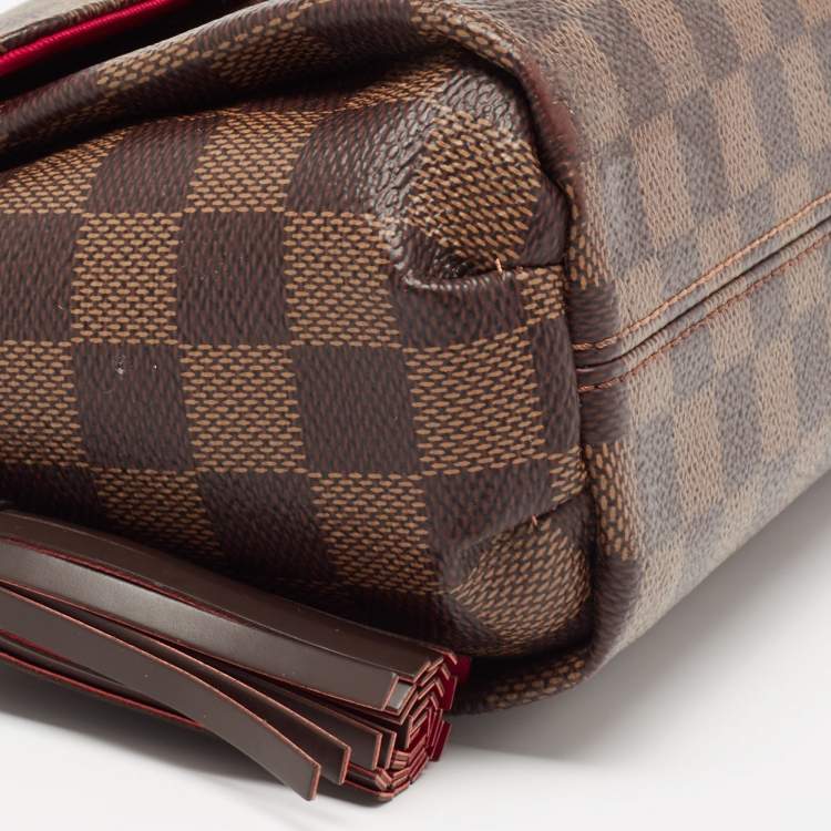 Pre Owned Louis Vuitton Damier Ebene Canvas Croisette Bag