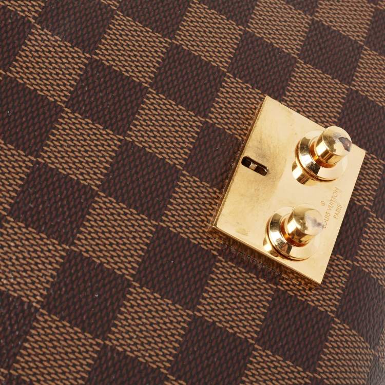 Pre Owned Louis Vuitton Damier Ebene Canvas Croisette Bag