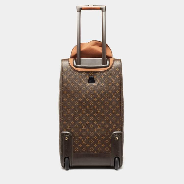 Pre Owned Louis Vuitton Monogram Canvas Eole 60 Rolling Luggage Bag