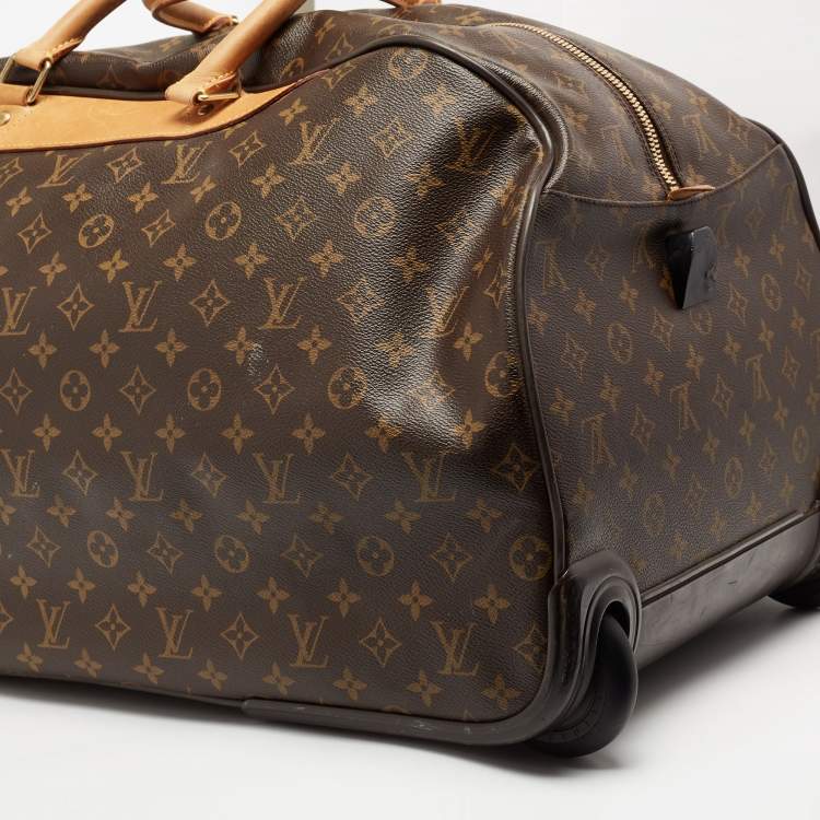 Pre Owned Louis Vuitton Monogram Canvas Eole 60 Rolling Luggage Bag