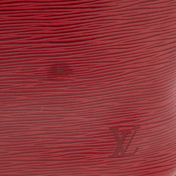Pre Owned Louis Vuitton Red Epi Leather Petit Noe Bag