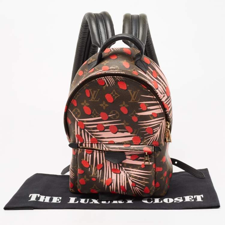 Pre Owned Louis Vuitton Monogram Canvas Jungle Dots Palm Springs PM Backpack