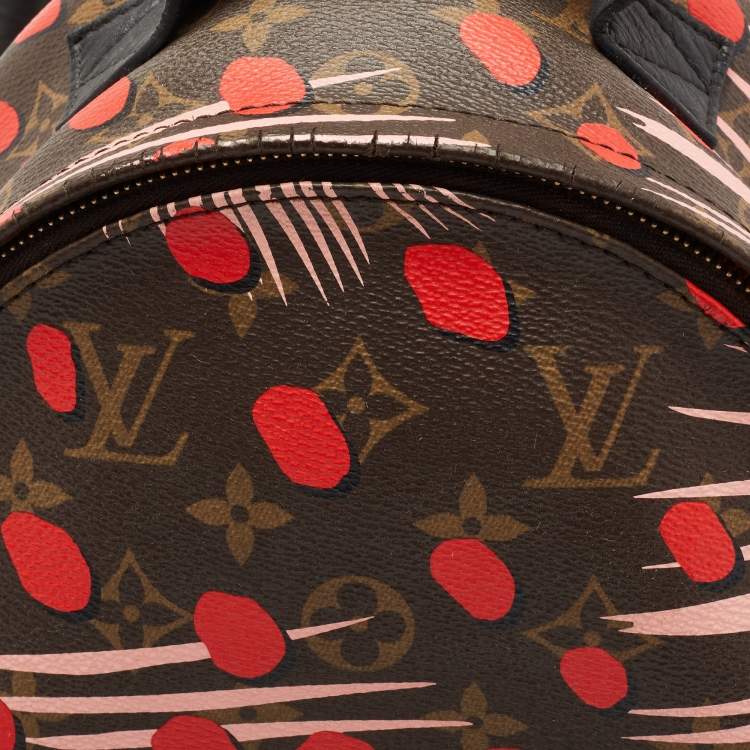 Pre Owned Louis Vuitton Monogram Canvas Jungle Dots Palm Springs PM Backpack