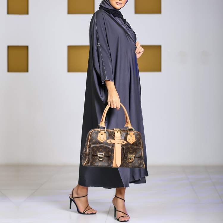 LOUIS VUITTON Handbags Manhattan Louis Vuitton Leather For Female for Women