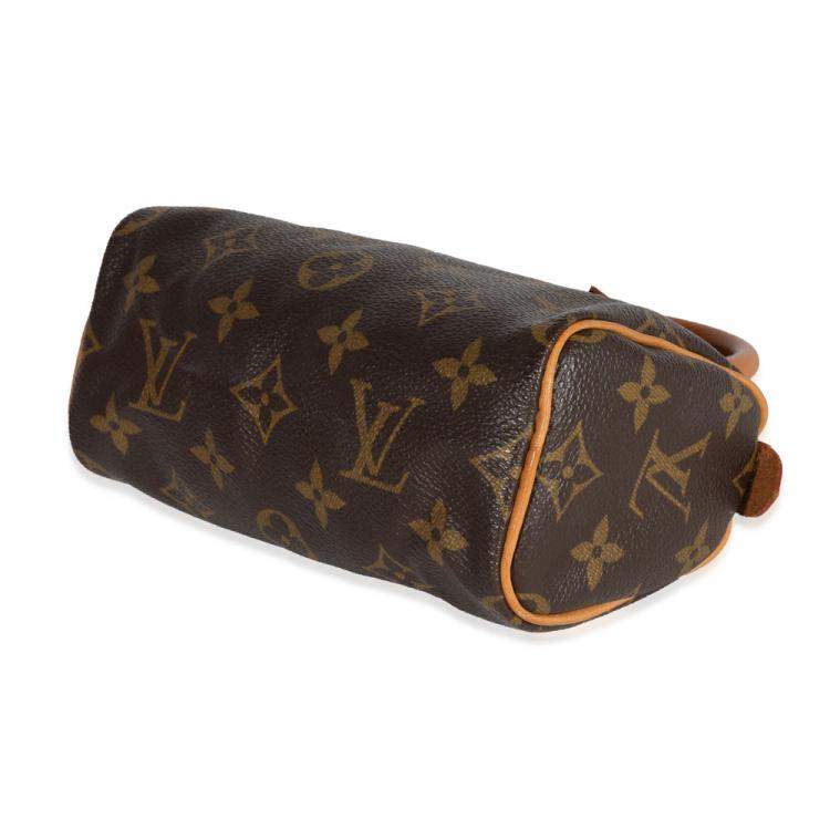 Pre Owned Louis Vuitton Monogram Canvas Speedy Mini HL Bag