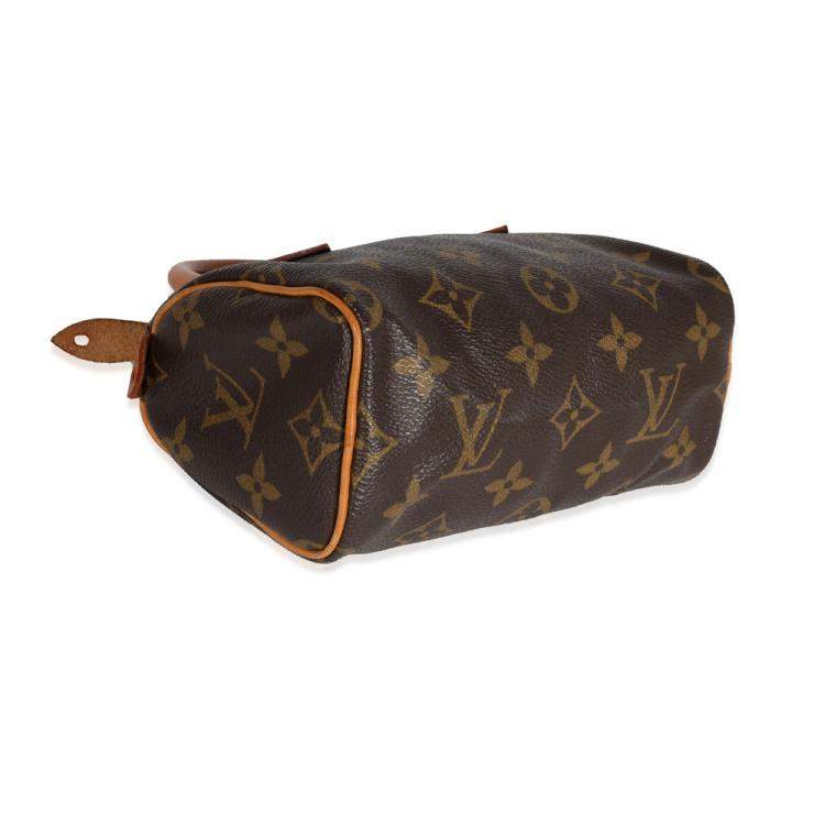 Pre Owned Louis Vuitton Monogram Canvas Speedy Mini HL Bag