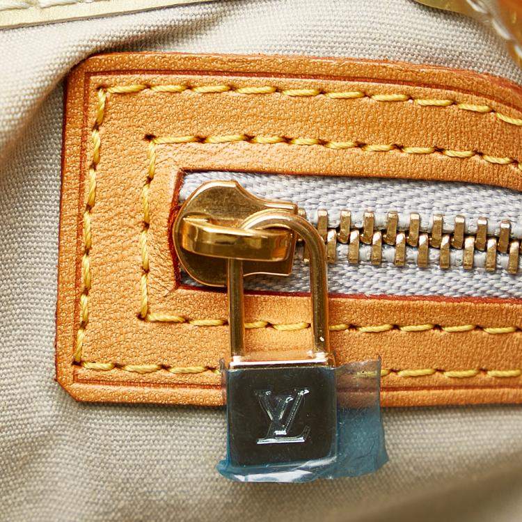 Pre Owned Louis Vuitton Silver Vernis Reade PM