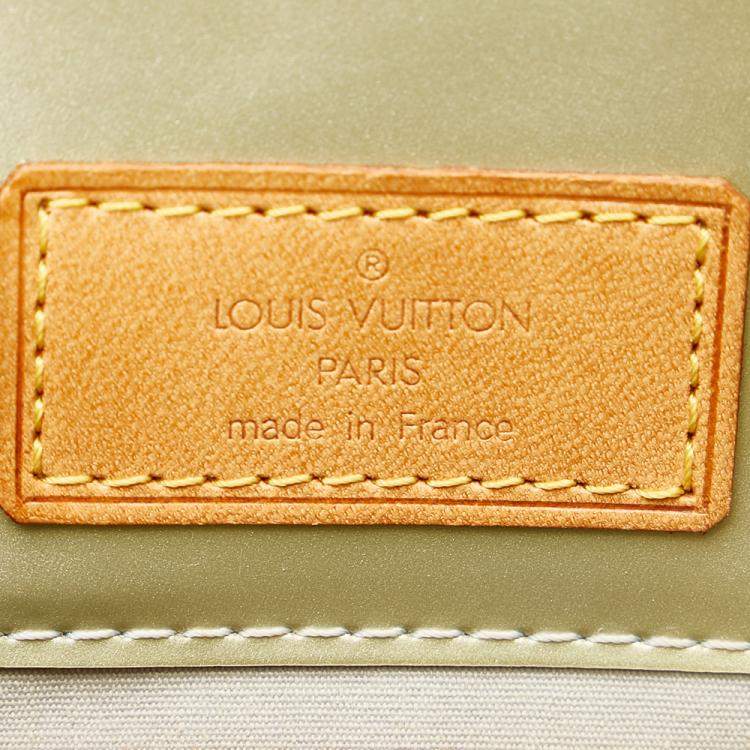 Pre Owned Louis Vuitton Silver Vernis Reade PM