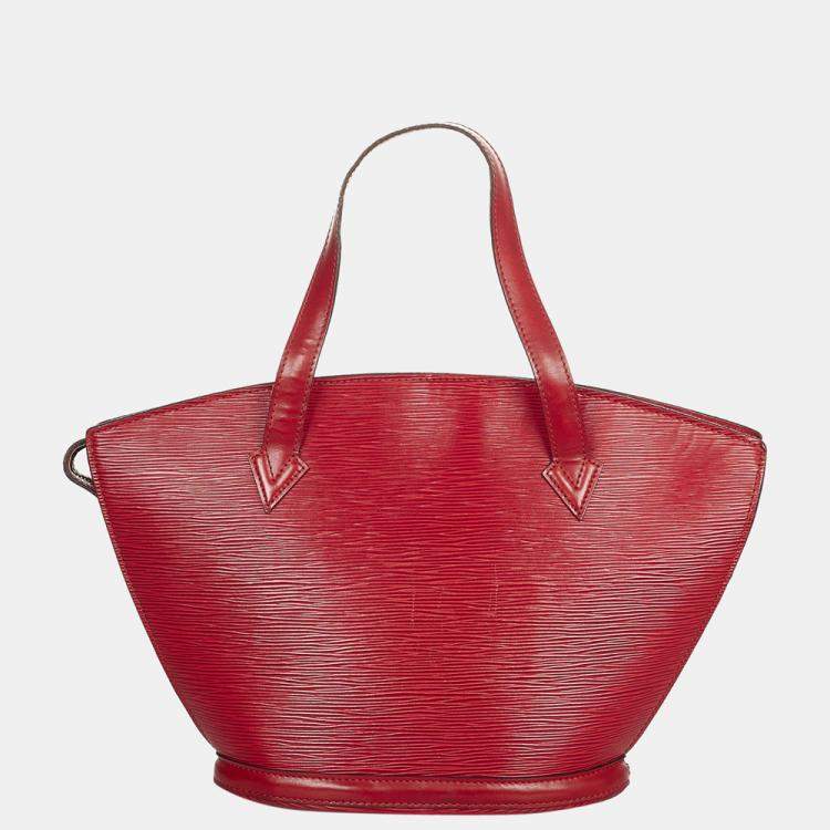 مملوكة مسبقًا Louis Vuitton Red Epi Saint Jacques PM Short Strap