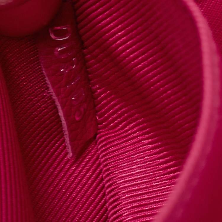 Pre Owned Louis Vuitton Fuchsia/Flamme Leather Lockme II Bag