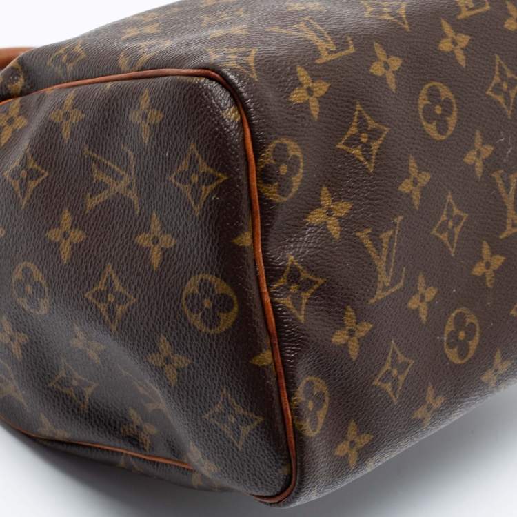 مملوكة مسبقًا Louis Vuitton Monogram Canvas and Leather Speedy 25 Bag