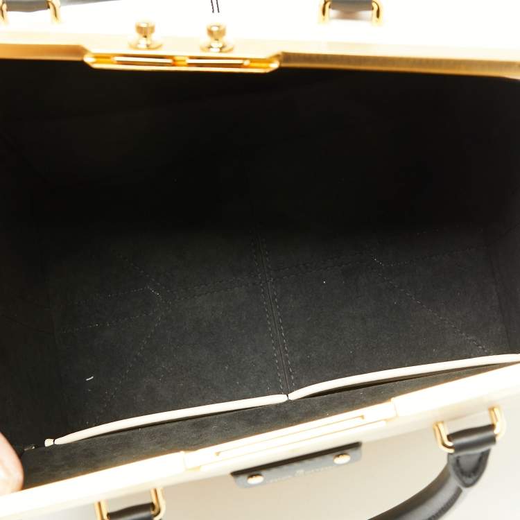 Pre Owned Louis Vuitton Cuir Orfèvre Leather Speedy Doctor 25 Bag