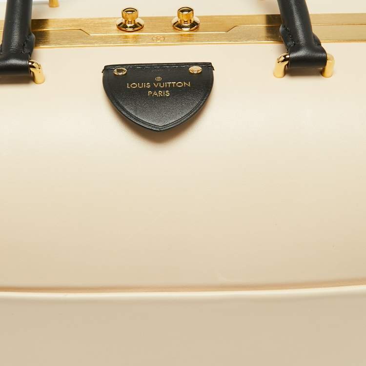 Pre Owned Louis Vuitton Cuir Orfèvre Leather Speedy Doctor 25 Bag
