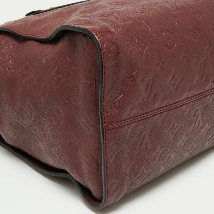Pre Owned Louis Vuitton Aurore Monogram Empreinte Leather Lumineuse PM Bag