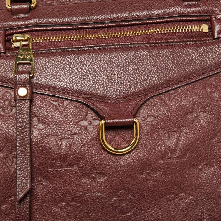 Pre Owned Louis Vuitton Aurore Monogram Empreinte Leather Lumineuse PM Bag