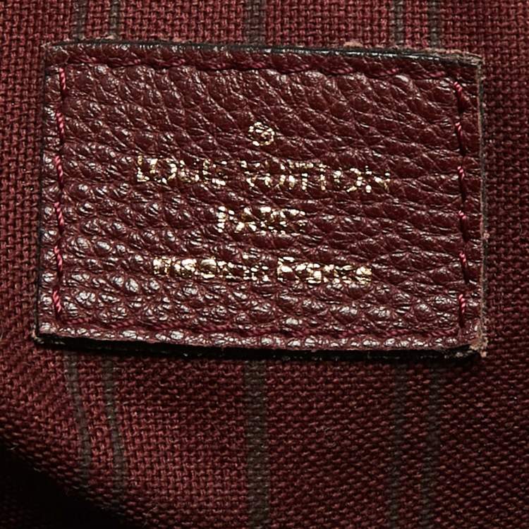 Pre Owned Louis Vuitton Aurore Monogram Empreinte Leather Lumineuse PM Bag