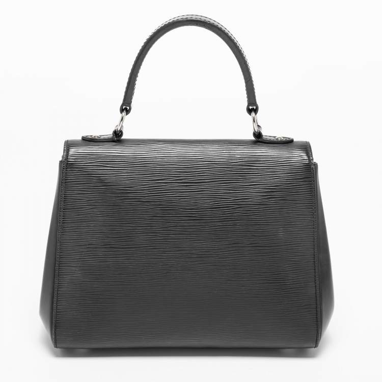 Pre Owned Louis Vuitton Black Epi Leather Cluny BB Bag