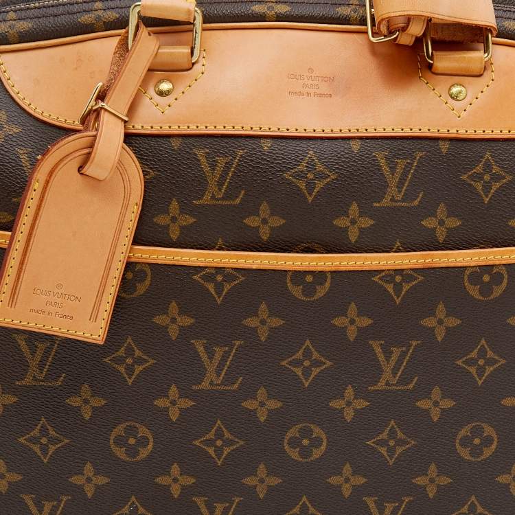 Pre Owned Louis Vuitton Monogram Canvas Alize 24 Heures Soft Suitcase