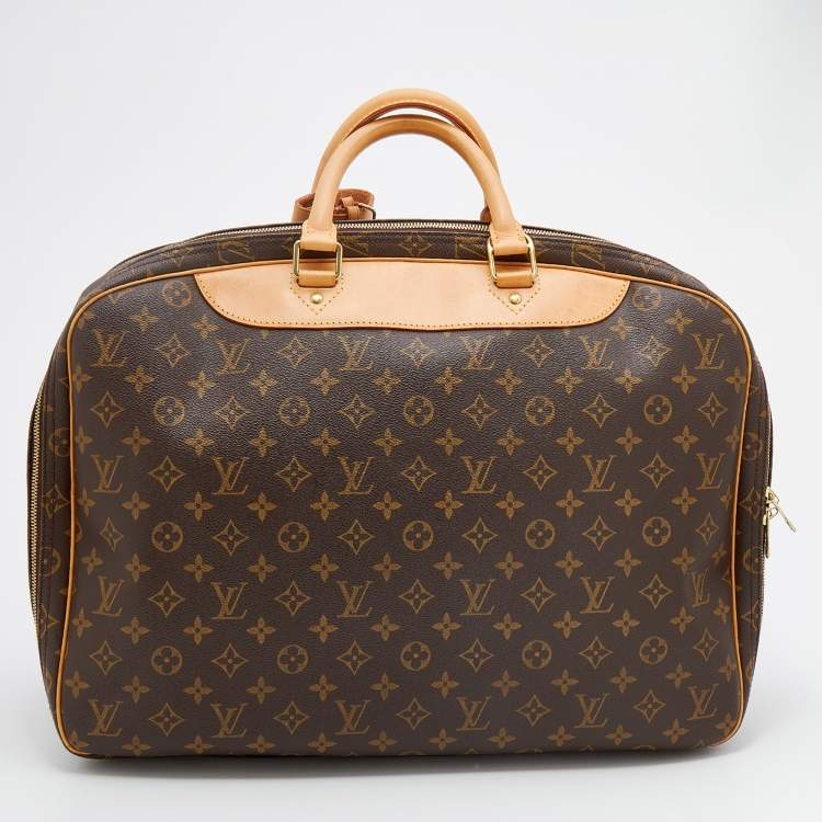 Pre Owned Louis Vuitton Monogram Canvas Alize 24 Heures Soft Suitcase