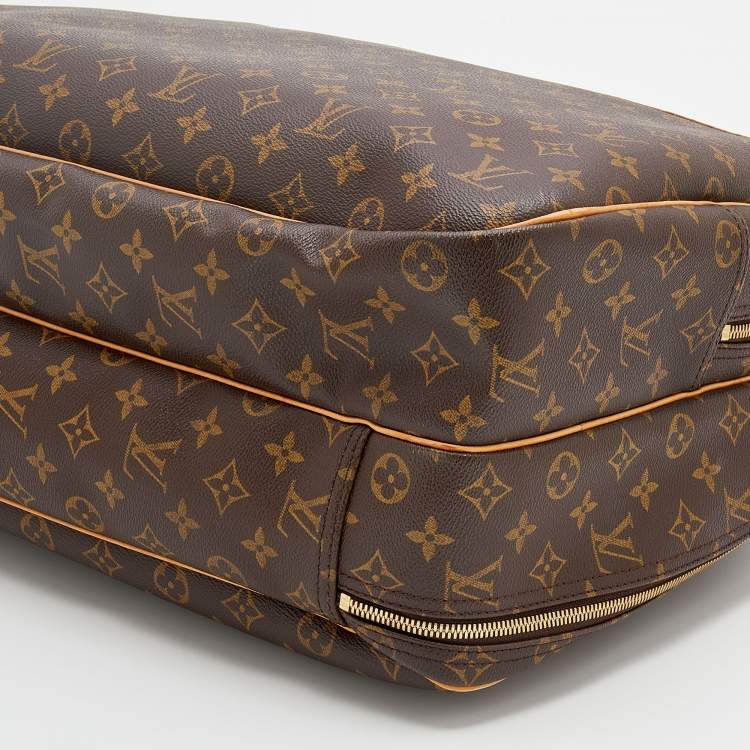 Pre Owned Louis Vuitton Monogram Canvas Alize 24 Heures Soft Suitcase