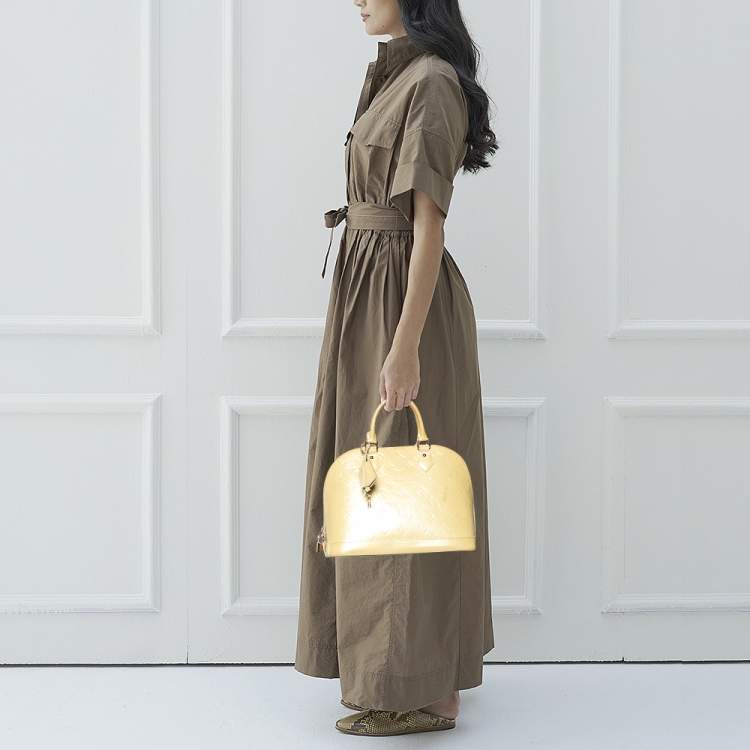 Louis Vuitton Lv Hand Bag Alma Pm Blanc