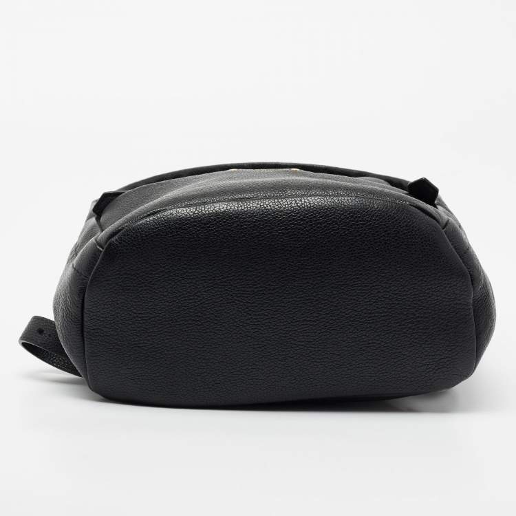 Pre Owned Louis Vuitton Black Monogram Empreinte Leather Sorbonne Backpack