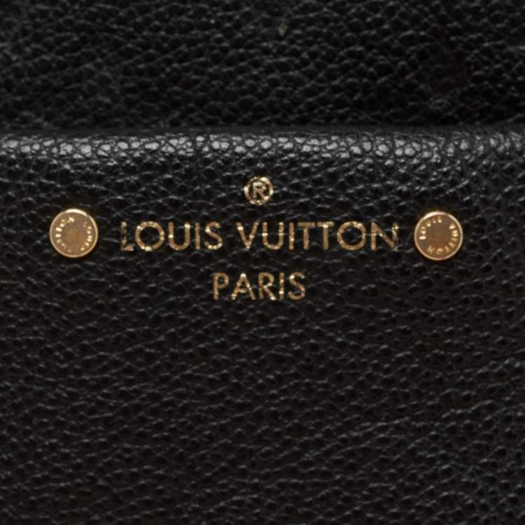 Pre Owned Louis Vuitton Black Monogram Empreinte Leather Sorbonne Backpack