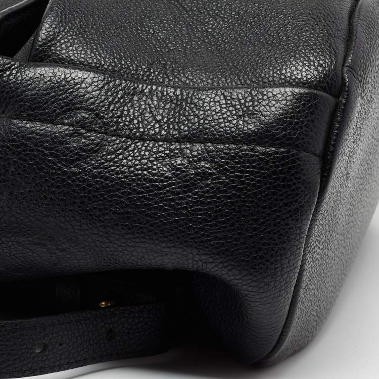 Pre Owned Louis Vuitton Black Monogram Empreinte Leather Sorbonne Backpack