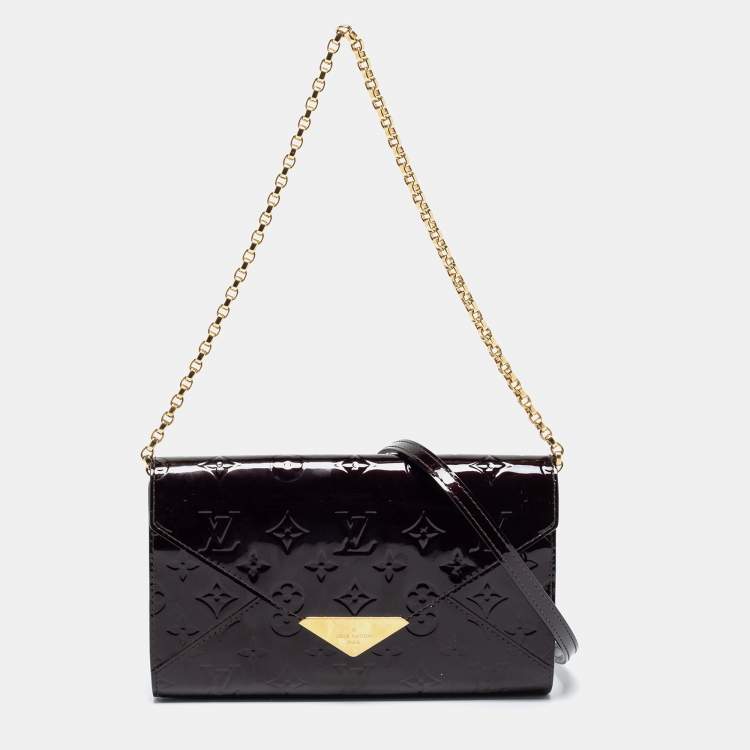 Louis Vuitton Amarante Monogram Vernis Virginia MM Bag Louis Vuitton | The  Luxury Closet