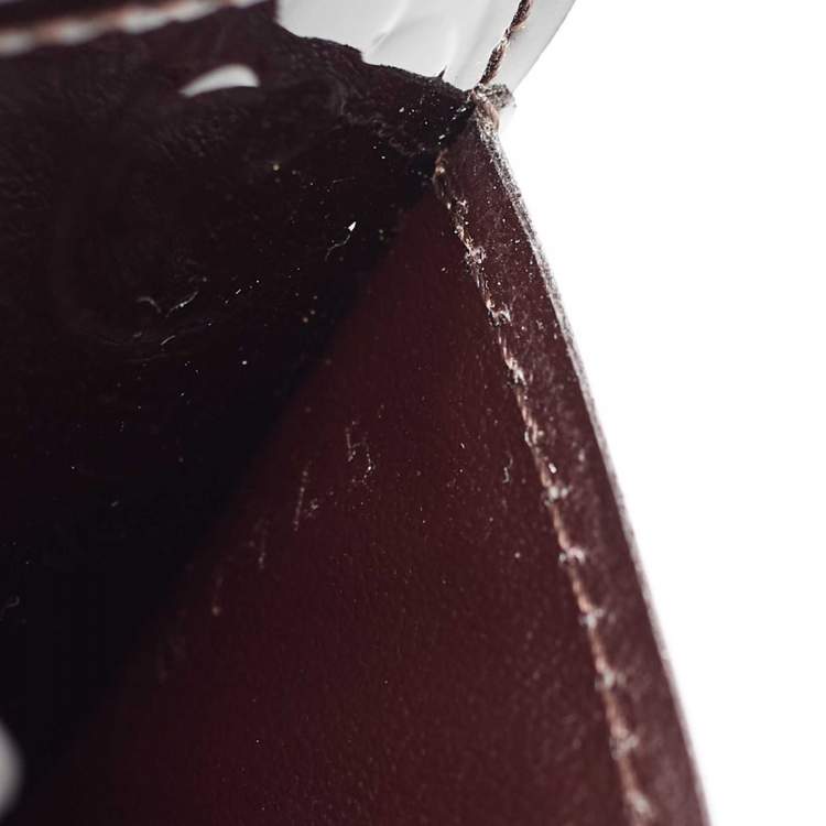 Pre Owned Louis Vuitton Amarante Monogram Vernis Jeanne Wallet