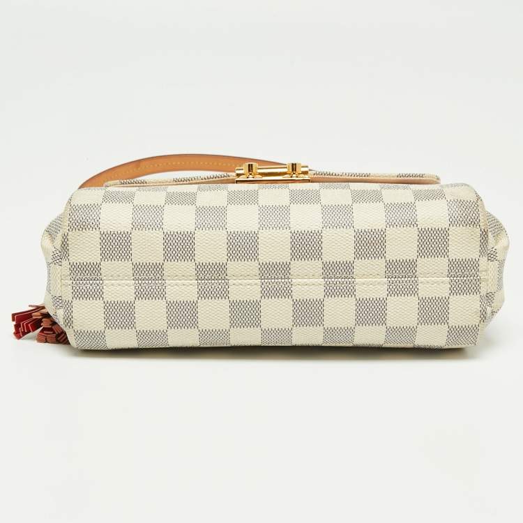 Pre Owned Louis Vuitton Damier Azur Canvas Croisette Bag