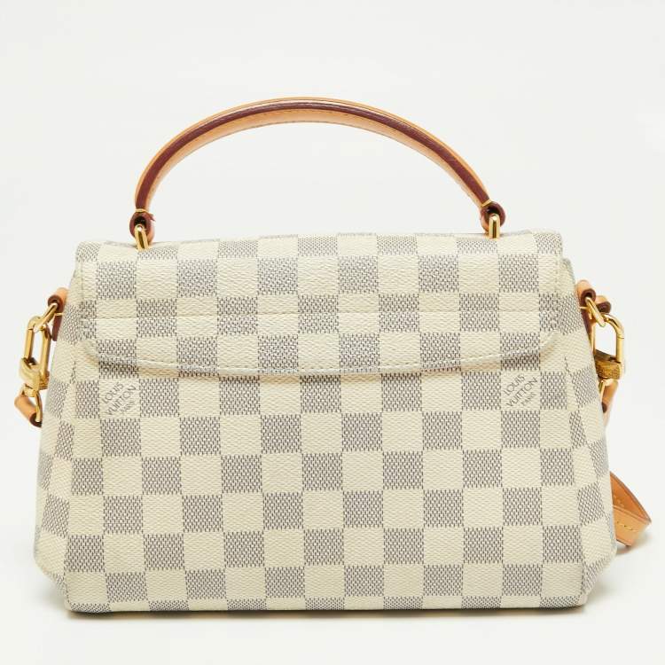 Pre Owned Louis Vuitton Damier Azur Canvas Croisette Bag