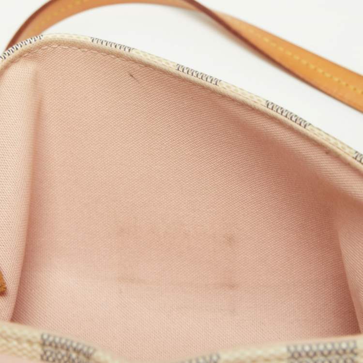 Pre Owned Louis Vuitton Damier Azur Canvas Croisette Bag