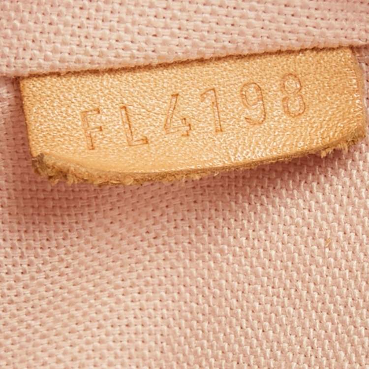 Pre Owned Louis Vuitton Damier Azur Canvas Croisette Bag