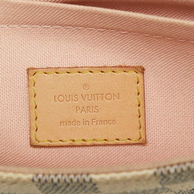Pre Owned Louis Vuitton Damier Azur Canvas Croisette Bag