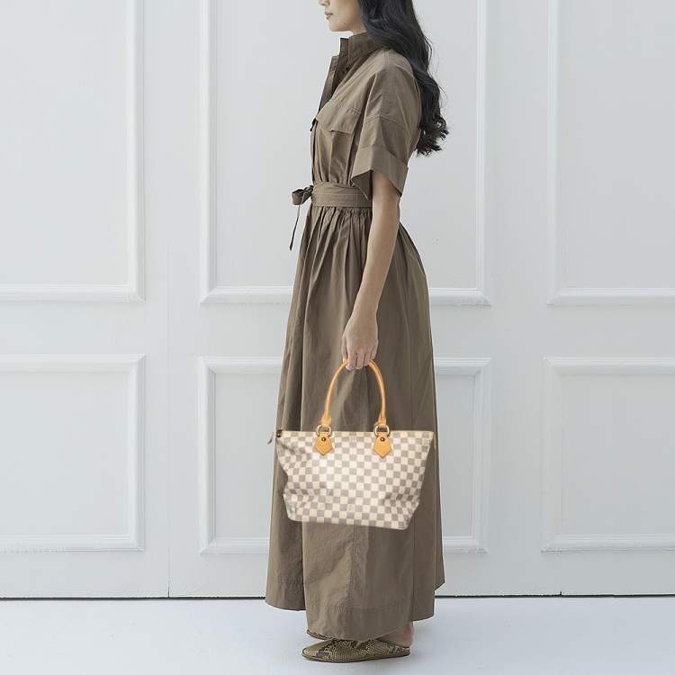 Louis Vuitton Damier Azur Canvas Saleya PM Bag Louis Vuitton