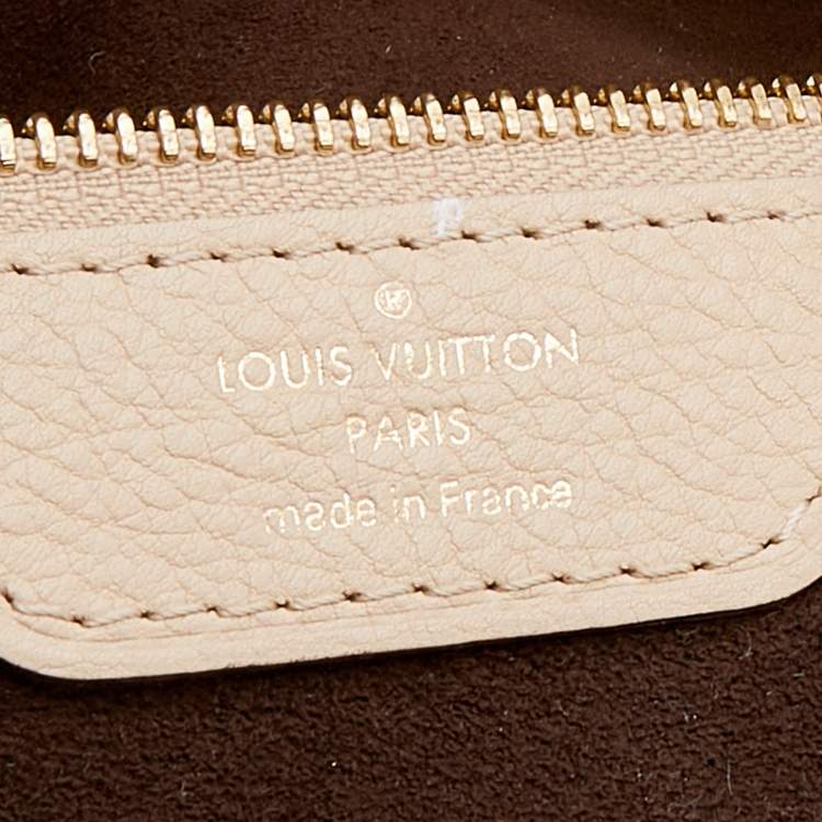 Pre Owned Louis Vuitton Coquill Monogram Mahina Leather Cirrus PM Bag