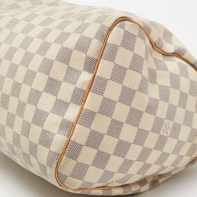Pre Owned Louis Vuitton Damier Azur Canvas Speedy 30 Bag